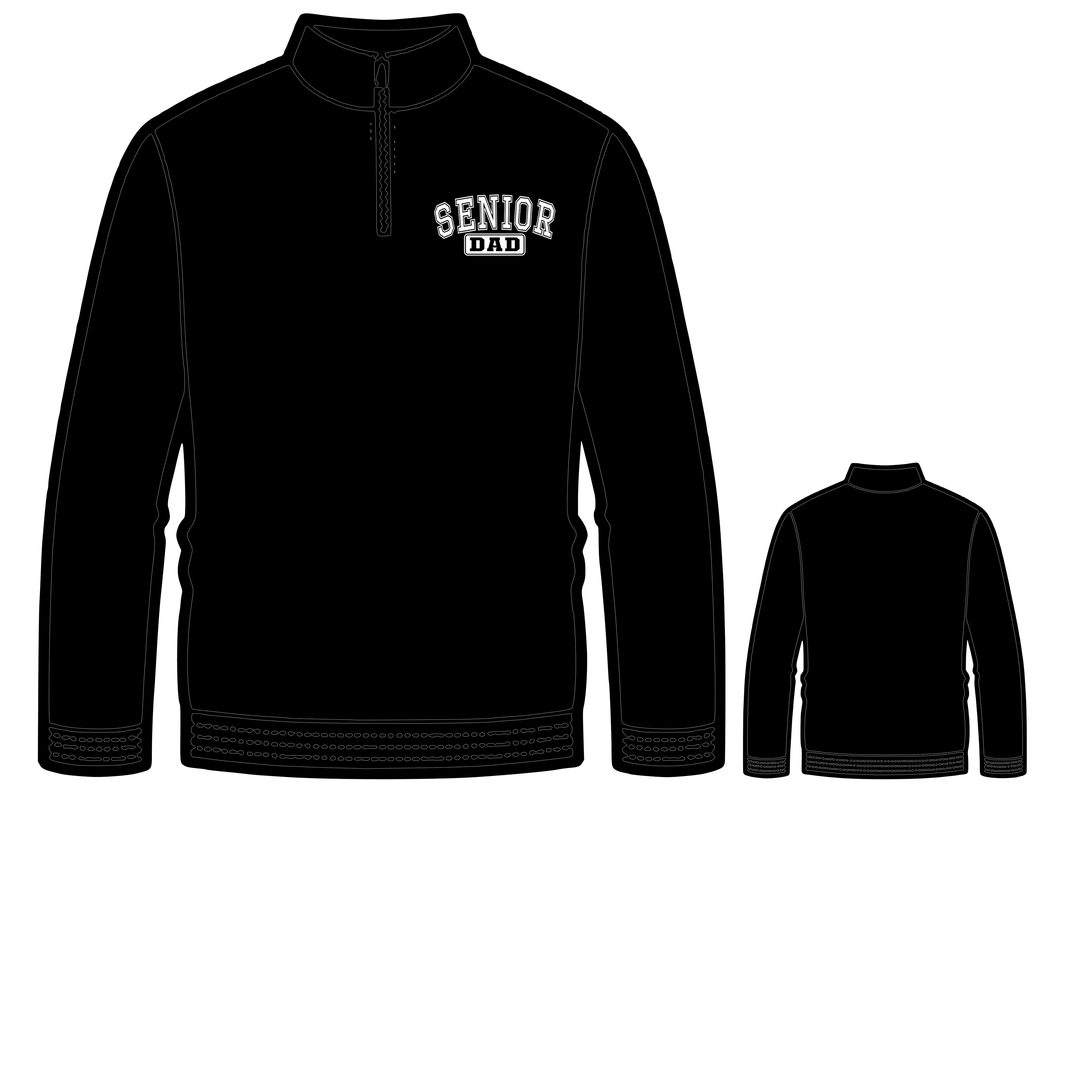 Quarter zip Mens Long sleeve